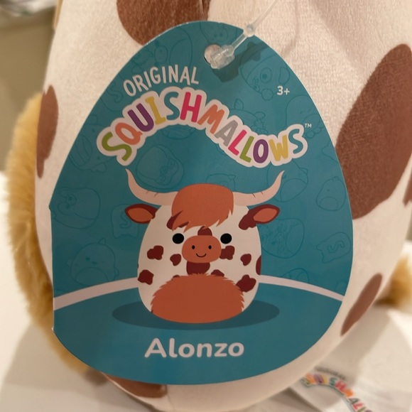 NWT 7.5” Alonzo the Highland Cow Squishmallow - Picture 3 of 4